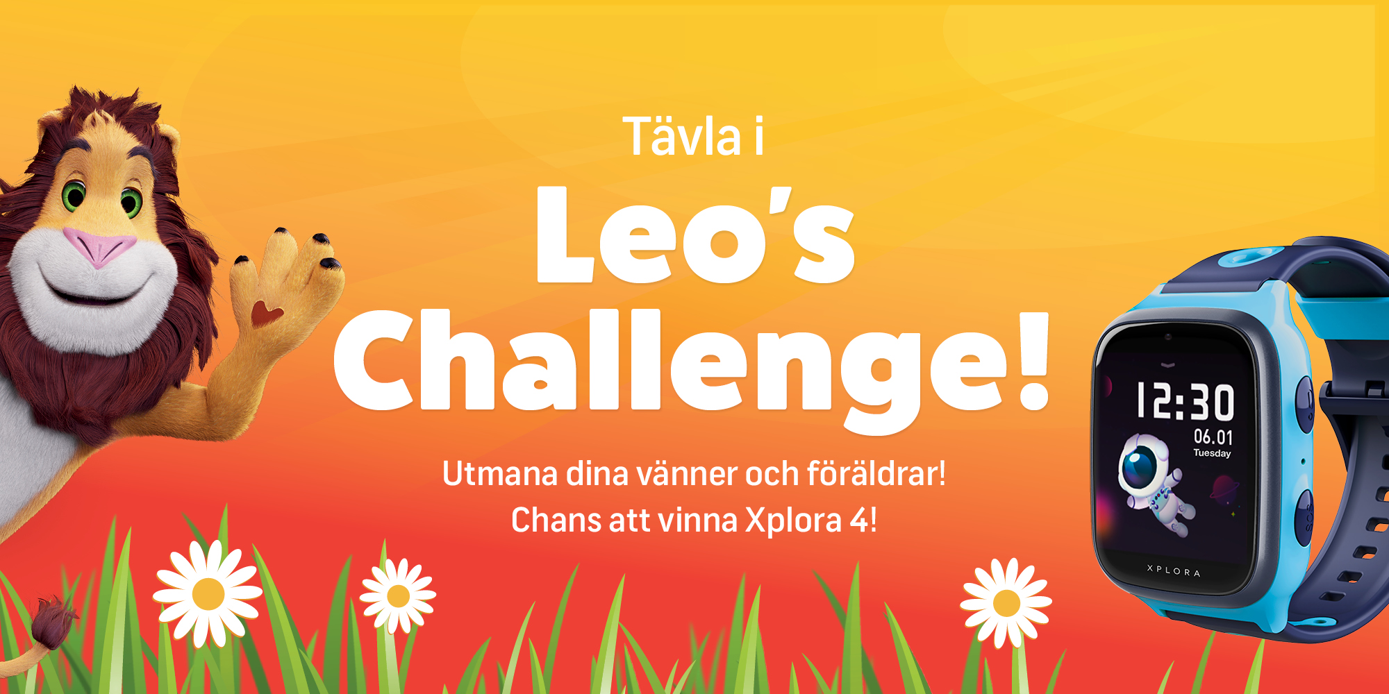Va med i Leo’s leklands challenge!