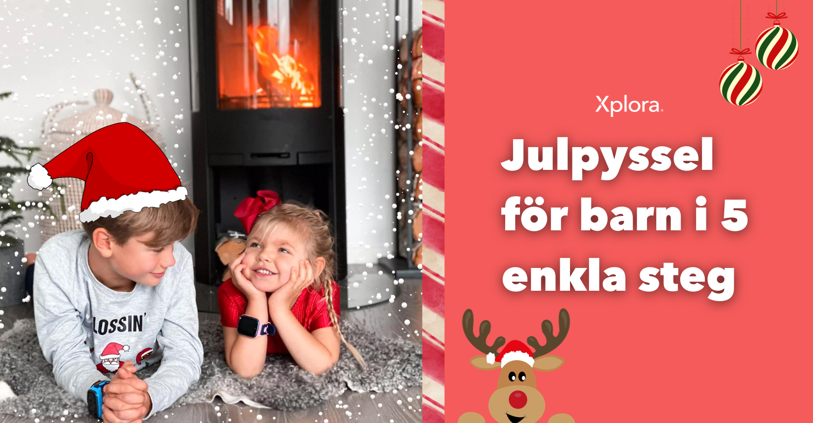 Julpyssel för barn i 5 enkla steg