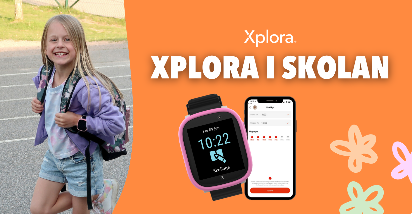 kan man ha en xplora smartklocka i skolan